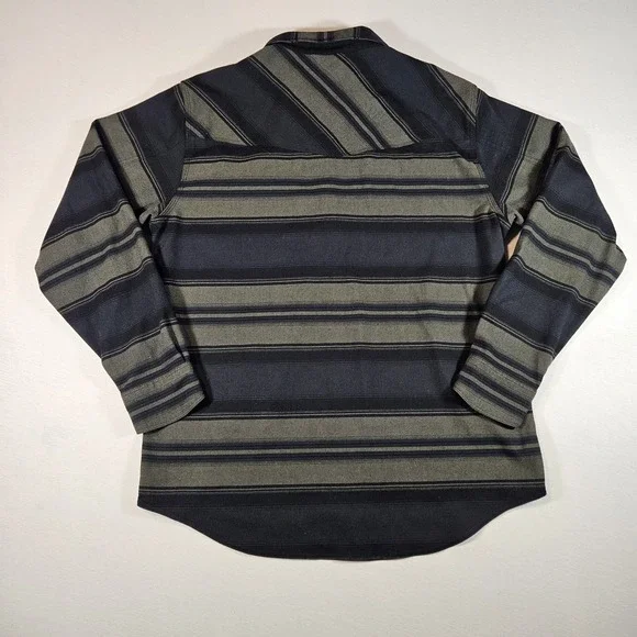 Simms Gallatin Flannel Shirt Mens L Pearl Snap Fishing Western Coastal Cowboy - Picture 3 of 7